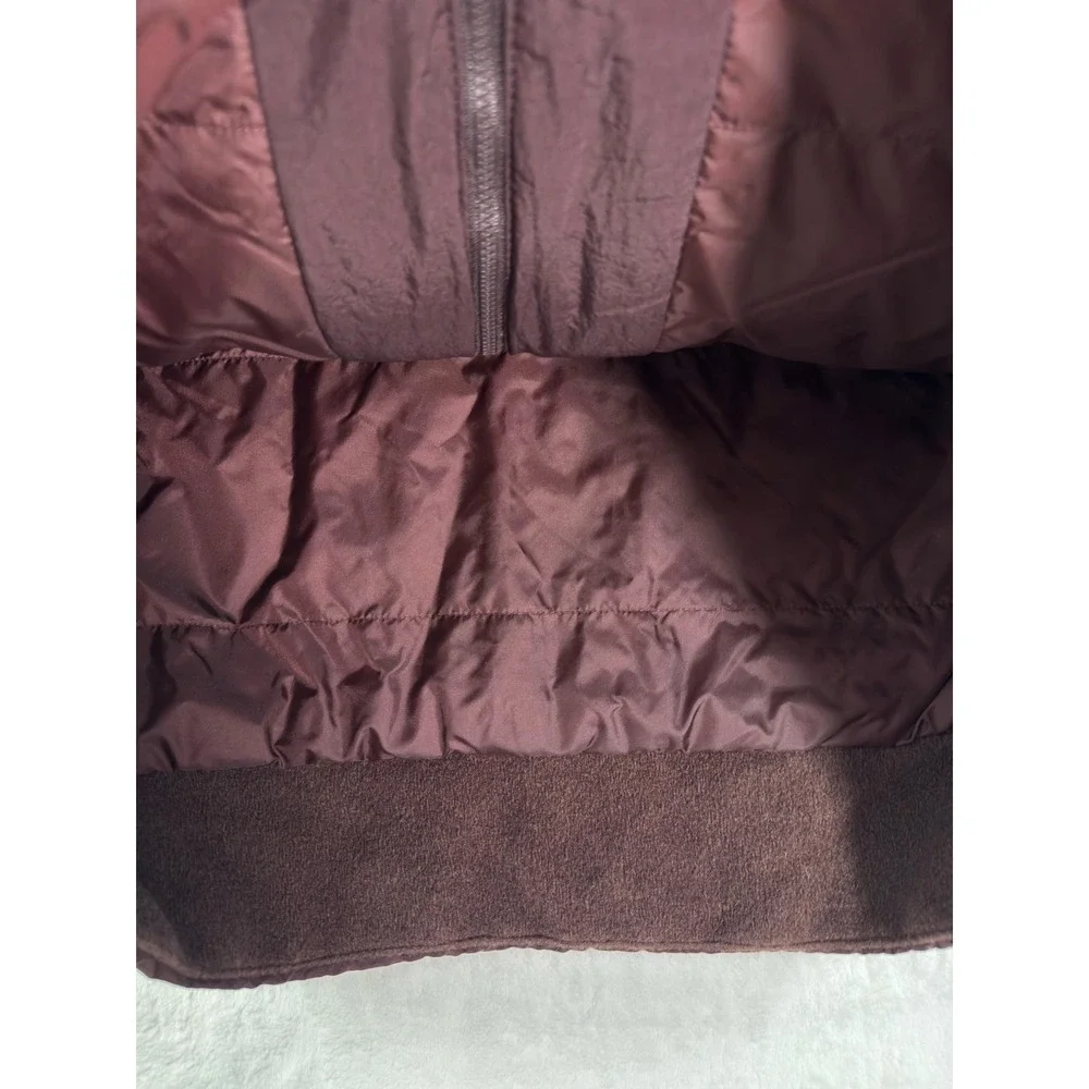 Jordan Jacket Mens Large Brown Tan Colorblock Fleece Pockets Full Zip DJ2735-204